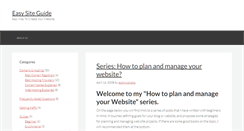 Desktop Screenshot of easysiteguide.com