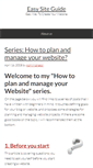 Mobile Screenshot of easysiteguide.com