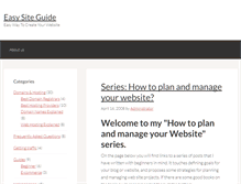 Tablet Screenshot of easysiteguide.com